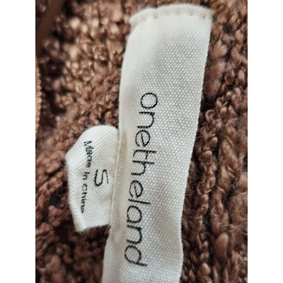 Onetheland Sweater Womens Small Cropped Crossed Look Sweter - Picture 6 of 8